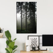 "FOREST MIST" Wilderness Forest Photo Print (Thuiskantoor)