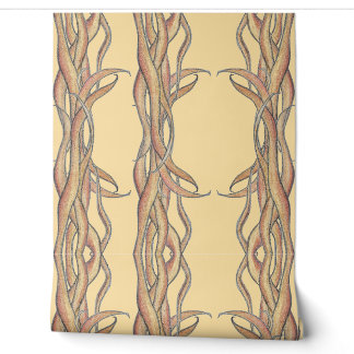 *'Forest Moon' (beige) Behang