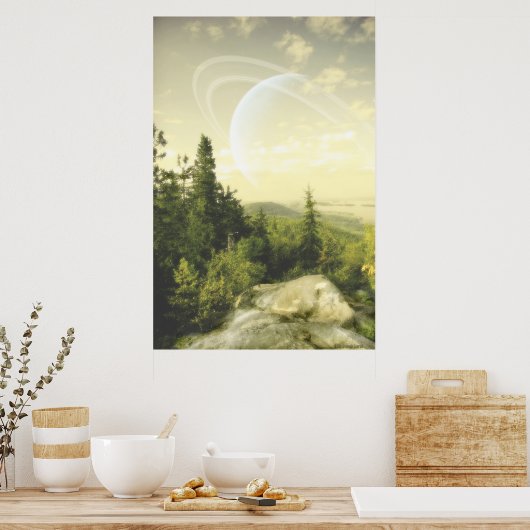 Forest Moon Poster (Keuken)
