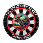 Forest Moose in Crosshairs Design Dartbord (Voorkant)