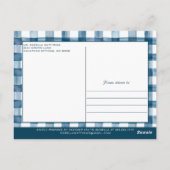 Forest Mountain Rustiek Avontuur Baby shower Briefkaart (Achterkant)