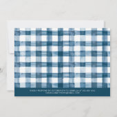 Forest Mountain Rustiek Avontuur Baby shower Kaart (Achterkant)