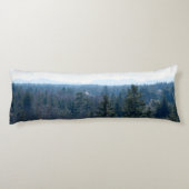Forest Mountain Uitzicht #1 #cabin #decor #wall #a Lichaamskussen (Achterkant)
