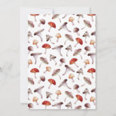 Forest Mushroom Bridal Shower Uitnodiging (Achterkant)