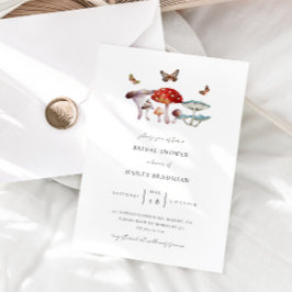 Forest Mushroom Bridal Shower Uitnodiging