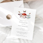 Forest Mushroom Bridal Shower Uitnodiging