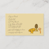 Forest Mushroom Theme Visitekaartje (Voorkant)