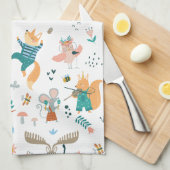 Forest Music Band Theedoek (Quarter Fold)