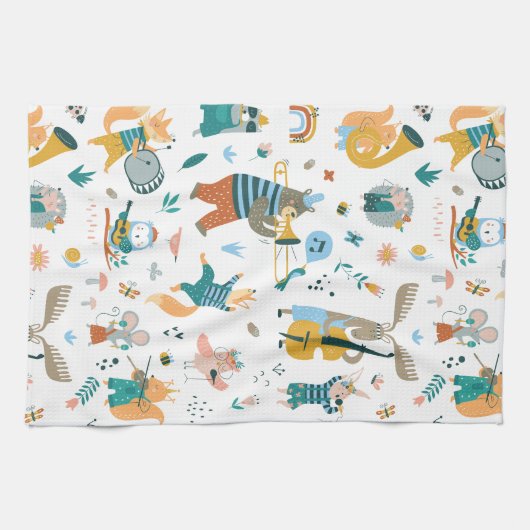 Forest Music Band Theedoek (Horizontaal)