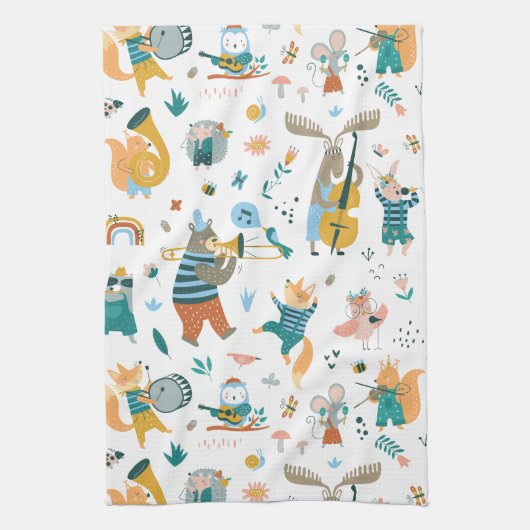 Forest Music Band Theedoek (Verticaal)