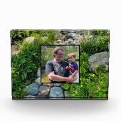 Forest natuur Lite Stone Pathway Fotosjabloon Fotoblokken (Voorkant)