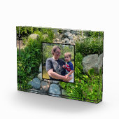 Forest natuur Lite Stone Pathway Fotosjabloon Fotoblokken (Rechts)