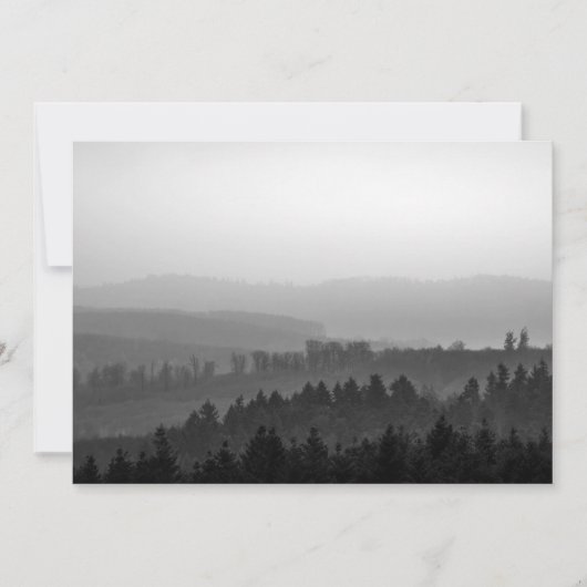 Forest Natuur Photo Card (Voorkant)