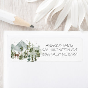 Forest Neck of the Bossen New Address Label