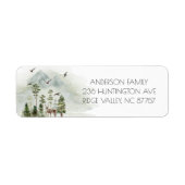 Forest Neck of the Bossen New Address Label (Voorkant)