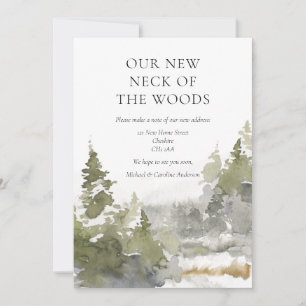 Forest New Neck of the Bossen Change of Address Aankondiging