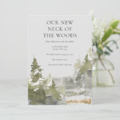 Forest New Neck of the Bossen Change of Address An Aankondiging (Staand voorkant)