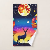 Forest Night Glow Bad Handdoek (Handdoek)