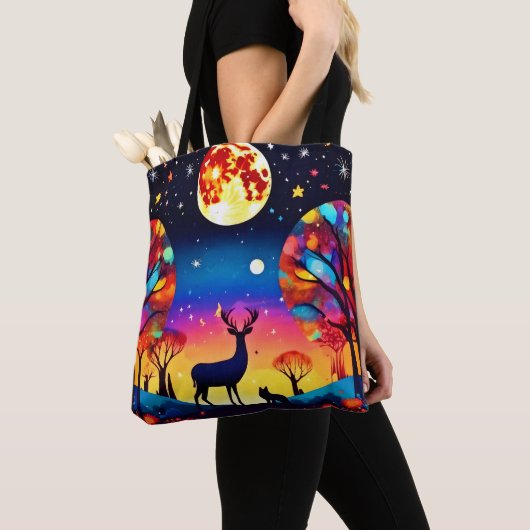 Forest Night Glow Tote Bag (Dichtbij)