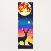 Forest Night Glow Yogamat (Achterkant)