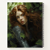 Forest Nymph Girl Notitieboek (Achterkant)