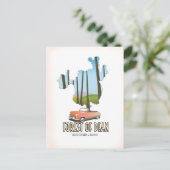 Forest of Dean Gloucestershire England map Briefkaart (Staand voorkant)