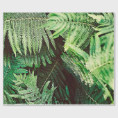 Forest of Green Ferns Cadeaupapier (Vlak)