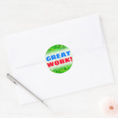 "Forest" of Green Triangle Shapes Pattern Sticker (Envelop)