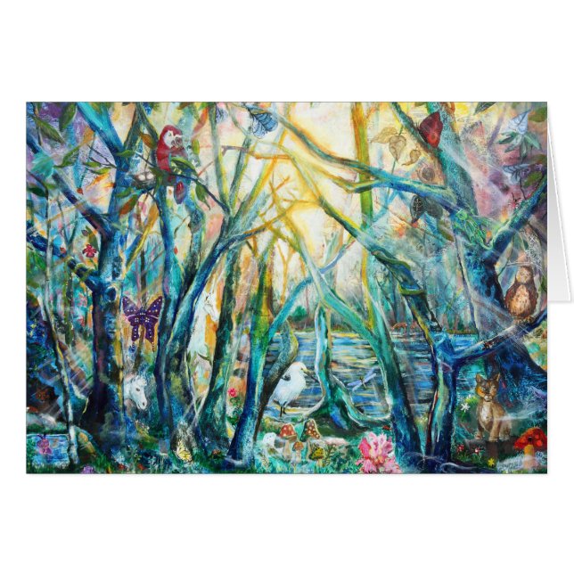 Forest of Life Card (Voorkant Horizontaal)