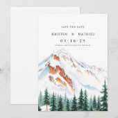 Forest Online Mountain Save The Date (Voorkant / Achterkant)