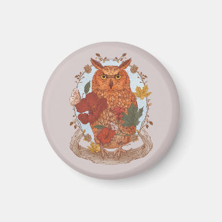 Forest Owl Magneet