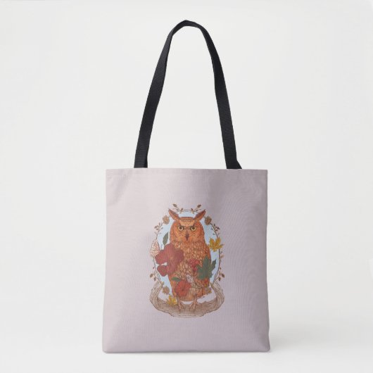 Forest Owl Tote Bag (Voorkant)