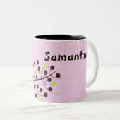 Forest Owl Woodland Hoot Night Coffee Mok Cup (Voorkant rechts)