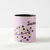 Forest Owl Woodland Hoot Night Coffee Mok Cup (Center)