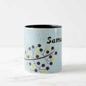 Forest Owl Woodland Hoot Night Coffee Mok Cup (Center)