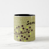 Forest Owl Woodland Hoot Night Coffee Mok Cup (Center)