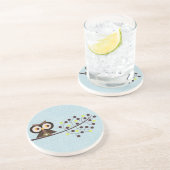 Forest Owl Woodland Hoot Night Onderzetters (Zijkant)