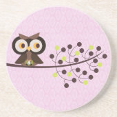 Forest Owl Woodland Hoot Night Onderzetters (Voorkant)