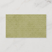 Forest Owl Woodland Hoot Night Visitekaartje (Achterkant)