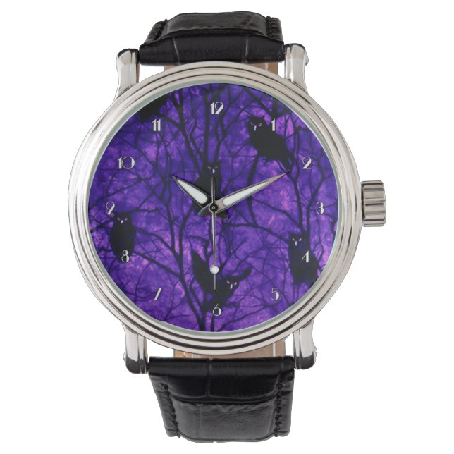 Forest Ownership Midnight Gathering Wrist Watch Horloge (Voorkant)