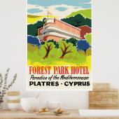 Forest Park Hotel (Platres - Cyprus) Poster (Keuken)
