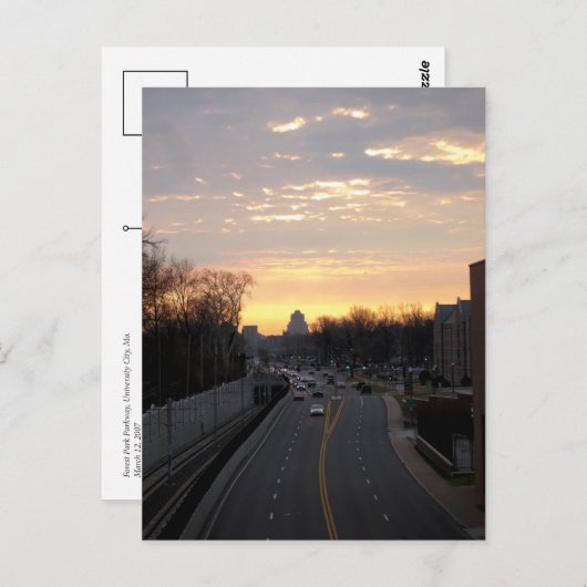 Forest Park Parkway Briefkaart (Voorkant / Achterkant)