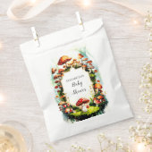 Forest Pastel Mushroom Baby shower Bedankzakje (Geknipt)