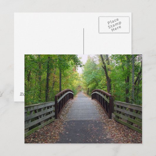 Forest Path Briefkaart (Voorkant / Achterkant)