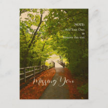 FOREST PATH Herfst 07 - Post Kaart