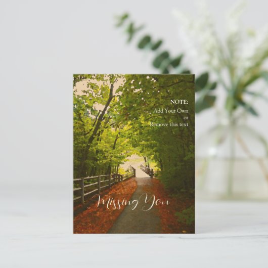 FOREST PATH Herfst 07 - Post Kaart (Staand voorkant)