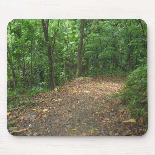 Forest Path Mousepad Muismat (Voorkant)