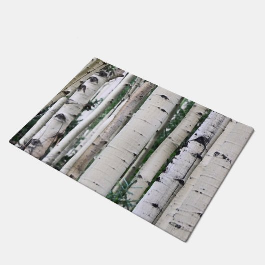 Forest Pattern - Aspen Trees Deurmat (Schuin)