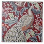 Forest Peacock, William Morris Tegeltje (Voorkant)