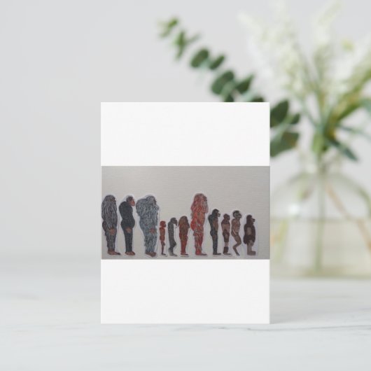 Forest people creation line up briefkaart (Staand voorkant)